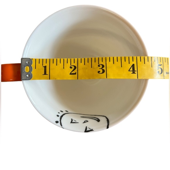 STARBUCKS 2007 10 oz Halloween Coffee Tea Mug Pumpkins Orange White Gift - Picture 5 of 7